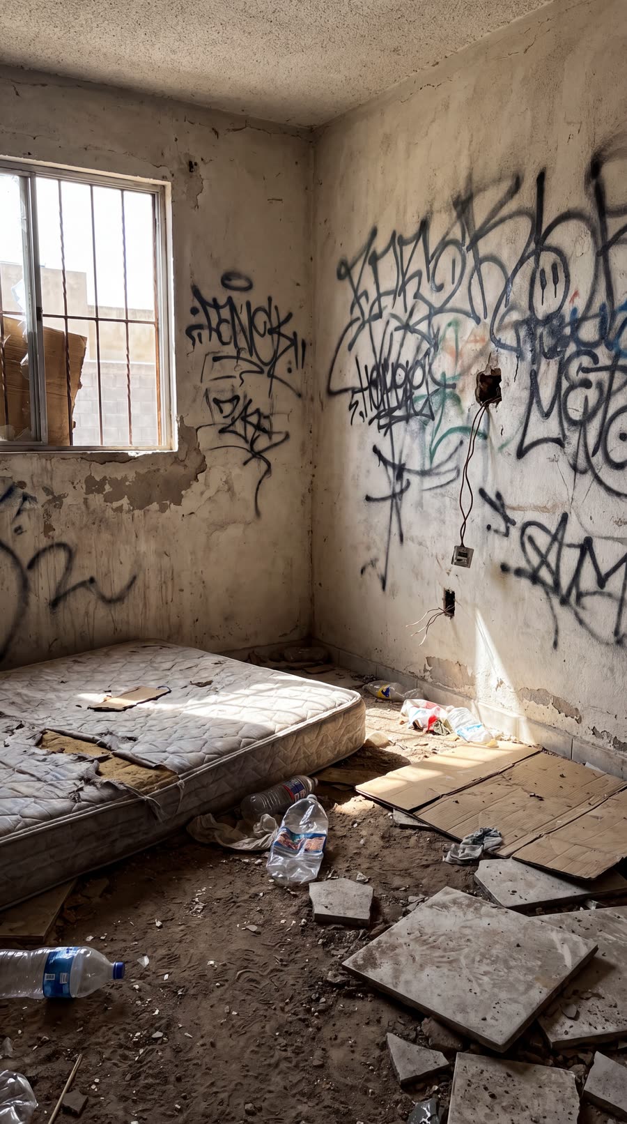 Casa vandalizada