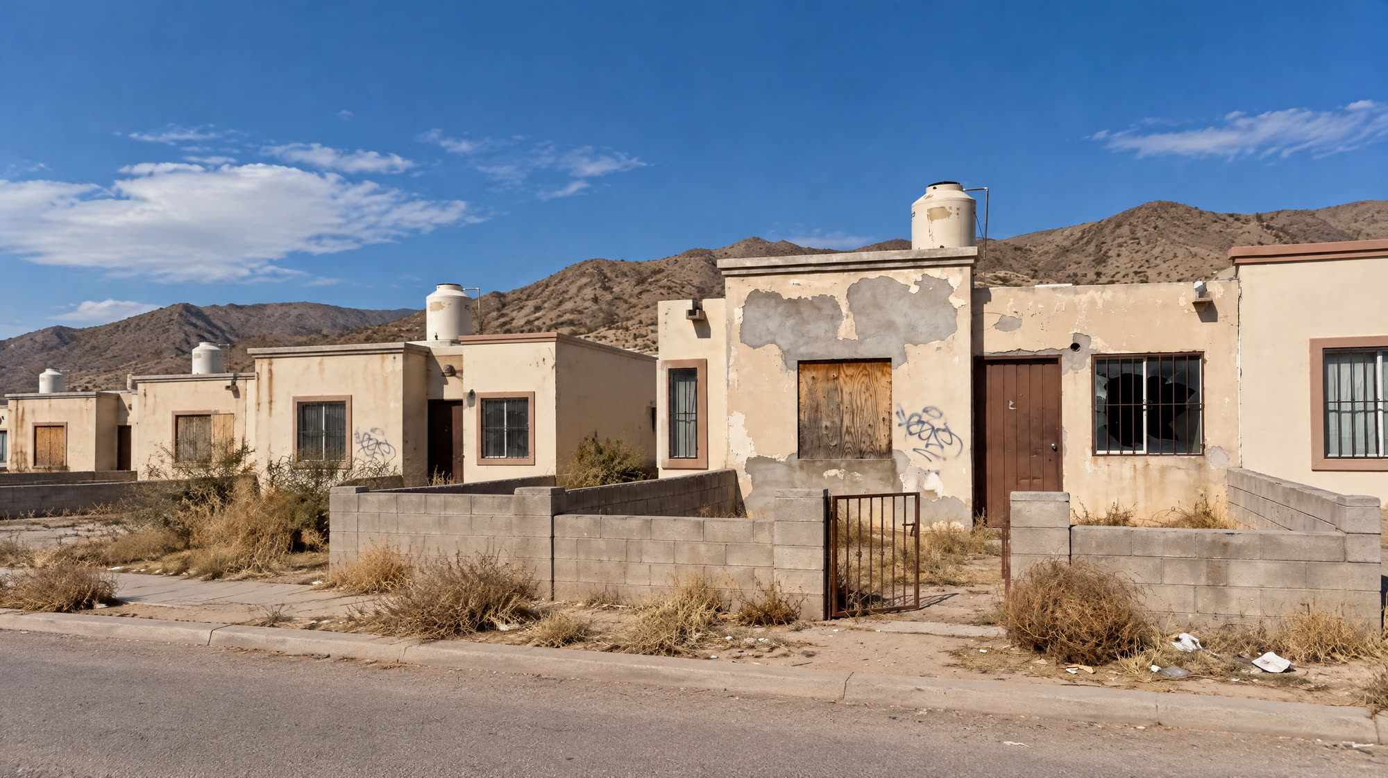 Casa abandonada antes de la rehabilitación