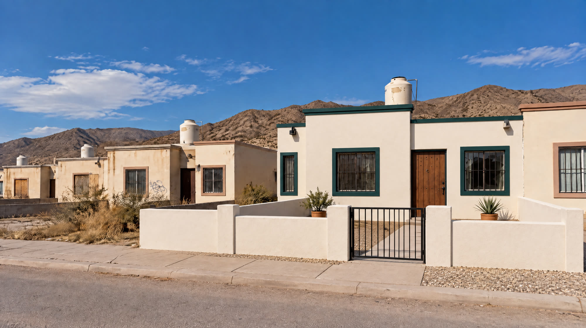 La misma casa rehabilitada